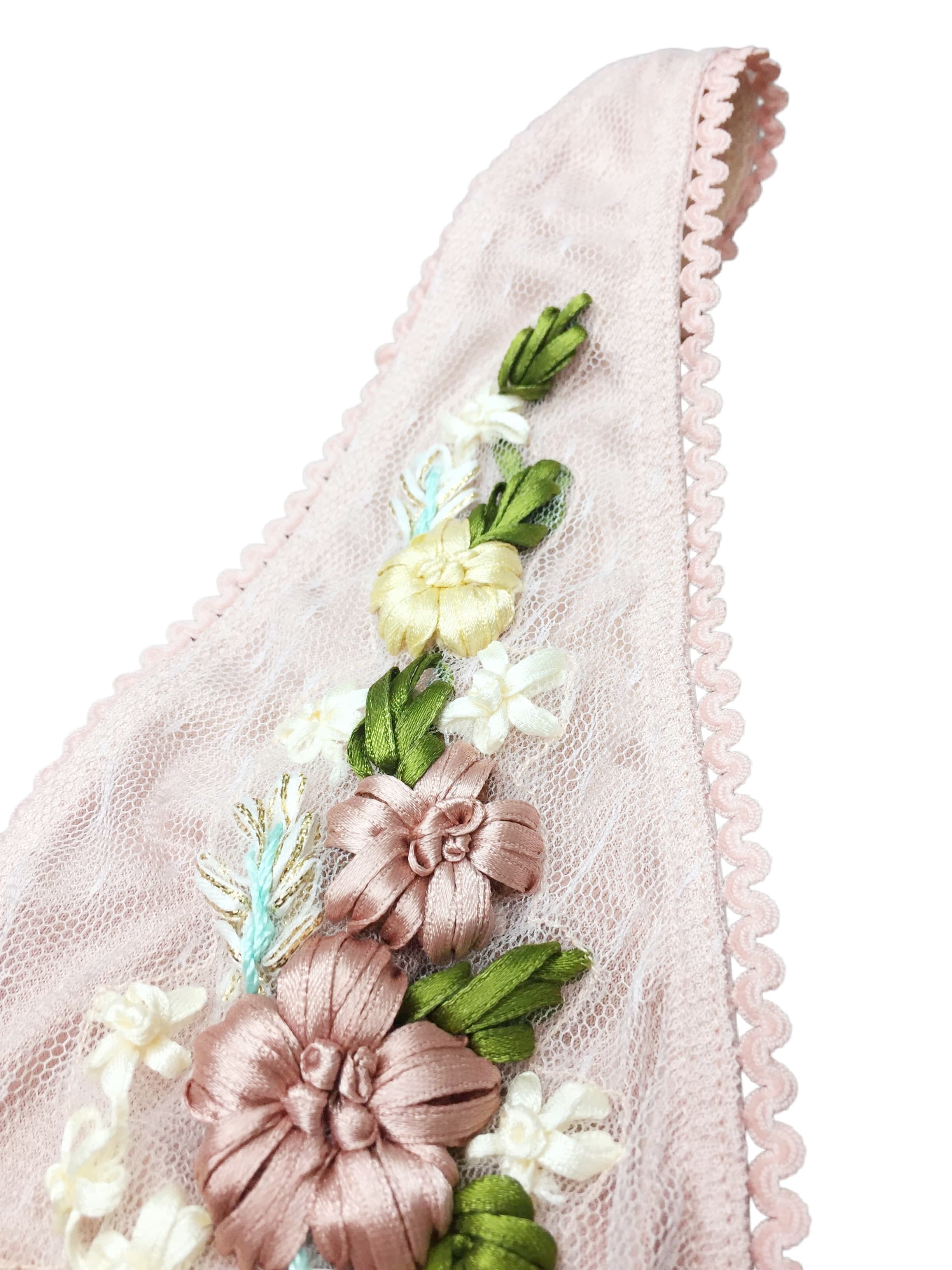 OEM Hand Embroidered Underwire Bra Parts Custom Manufacture